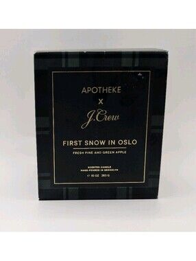 J.Crew Apotheke X Scented Candle First Snow In Oslo Fresh Pine & Green Apple